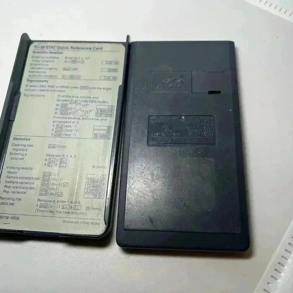 Vintage 1993 Texas Instruments TI-30X Scientific Calculator Tested Works - Picture 2 of 3